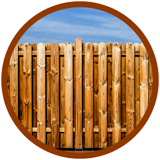 Pine Wood Fence